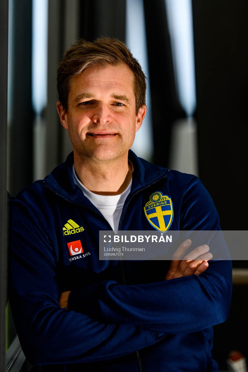 Doctor Jonas Werner of the Swedish national football team