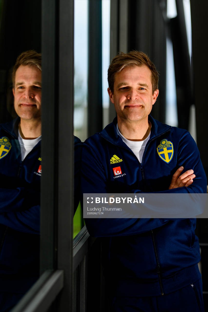 Doctor Jonas Werner of the Swedish national football team