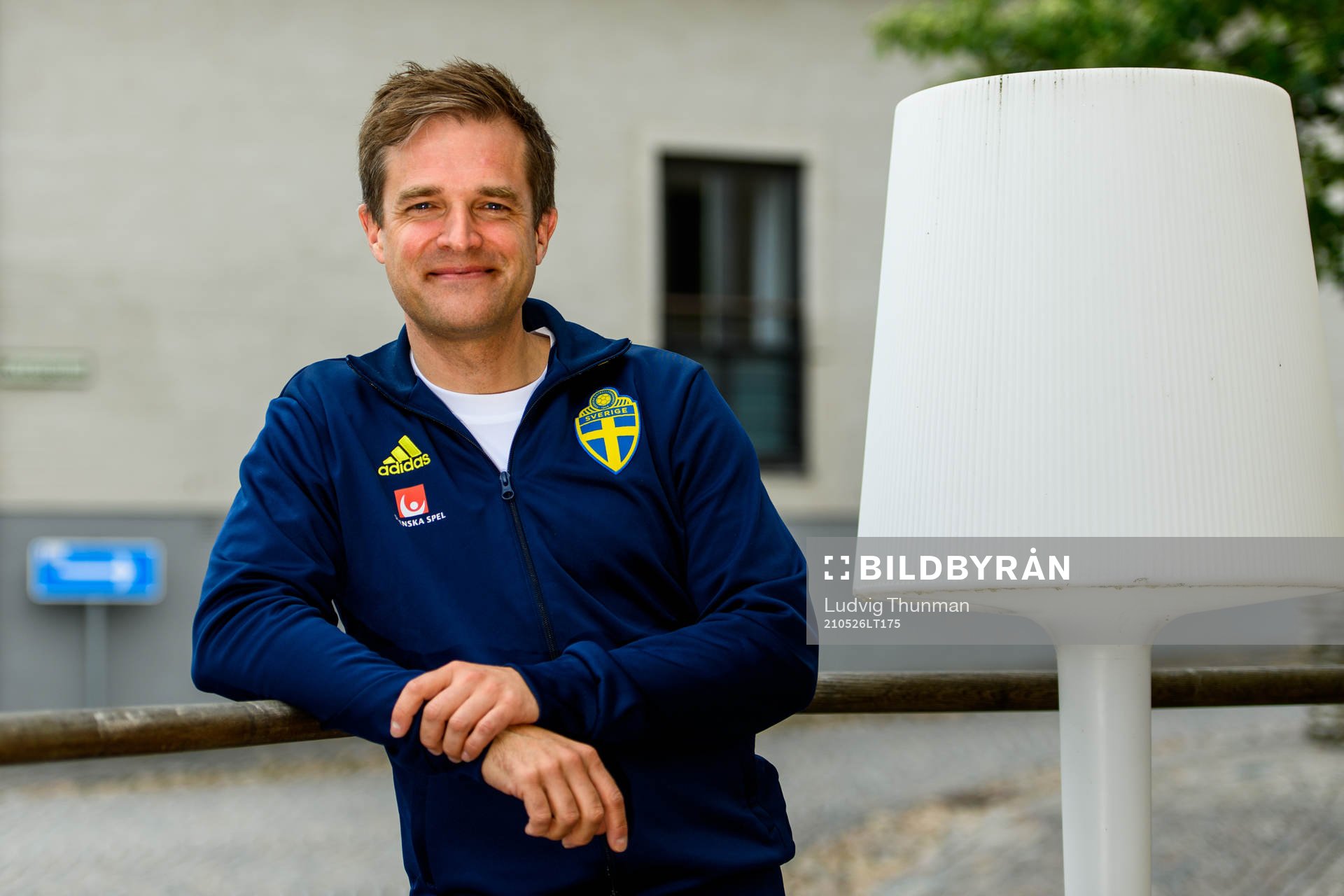 Doctor Jonas Werner of the Swedish national football team