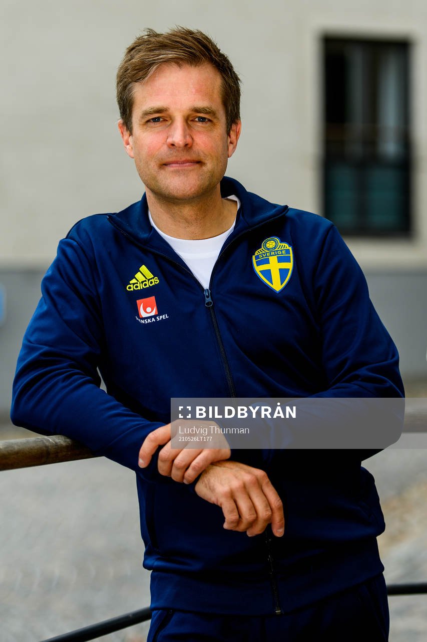 Doctor Jonas Werner of the Swedish national football team