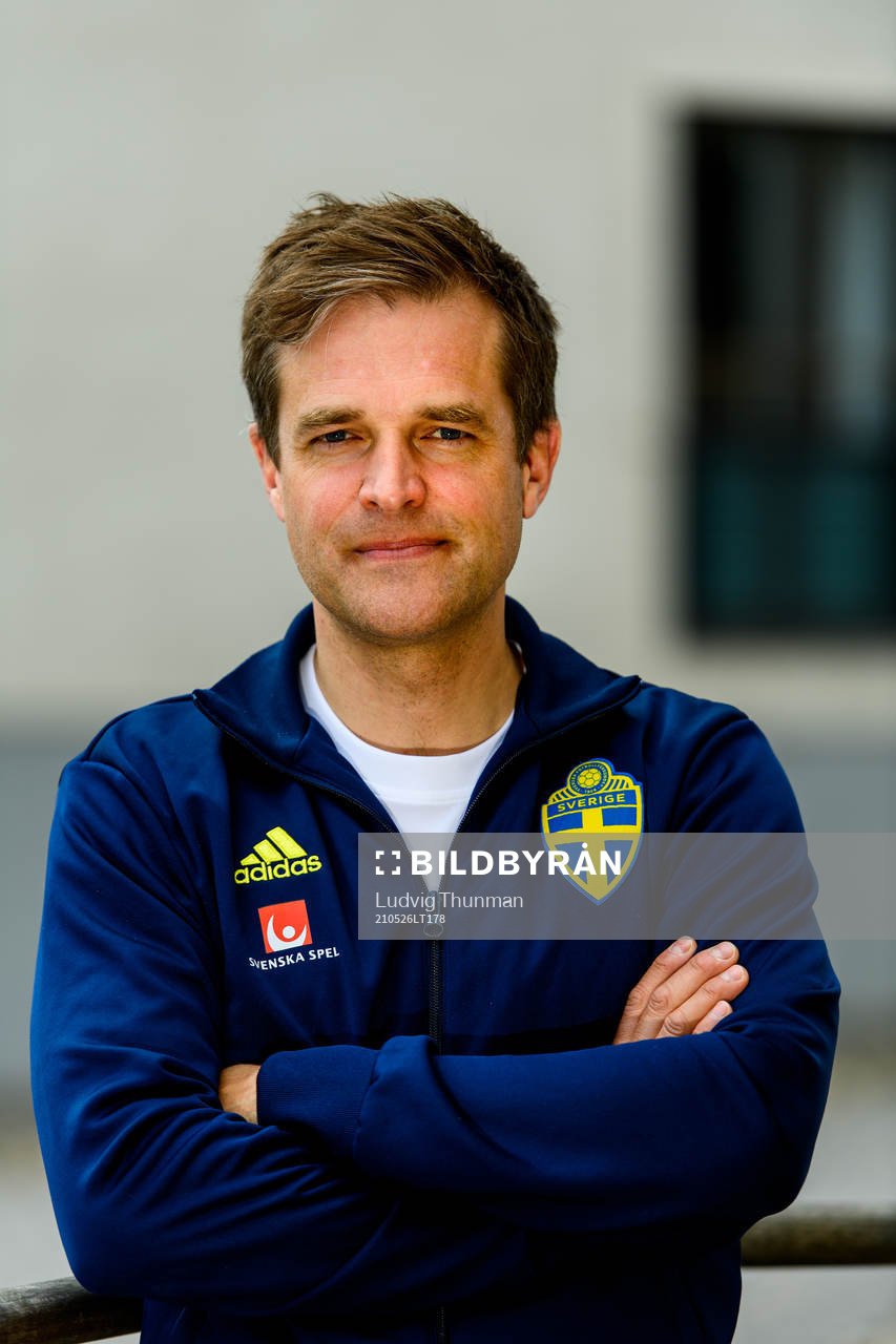 Doctor Jonas Werner of the Swedish national football team