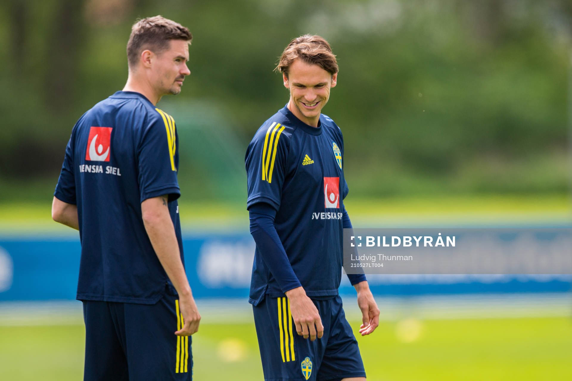 Mikael Lustig and Albin Ekdal