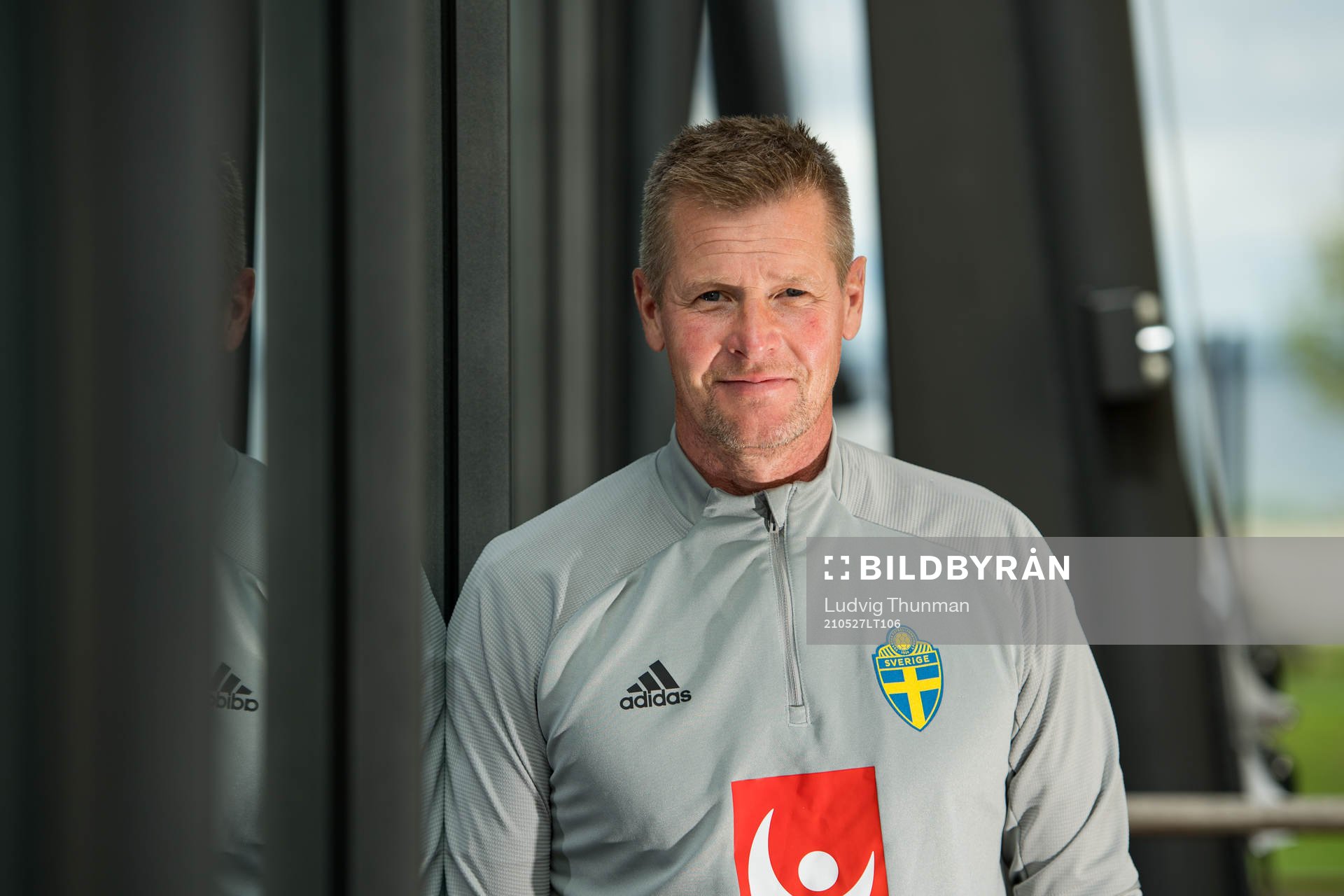 Masseur Anders Smith poses for a portrait