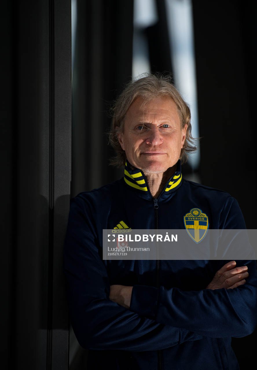 Team manager Stefan Pettersson poses for a portrait