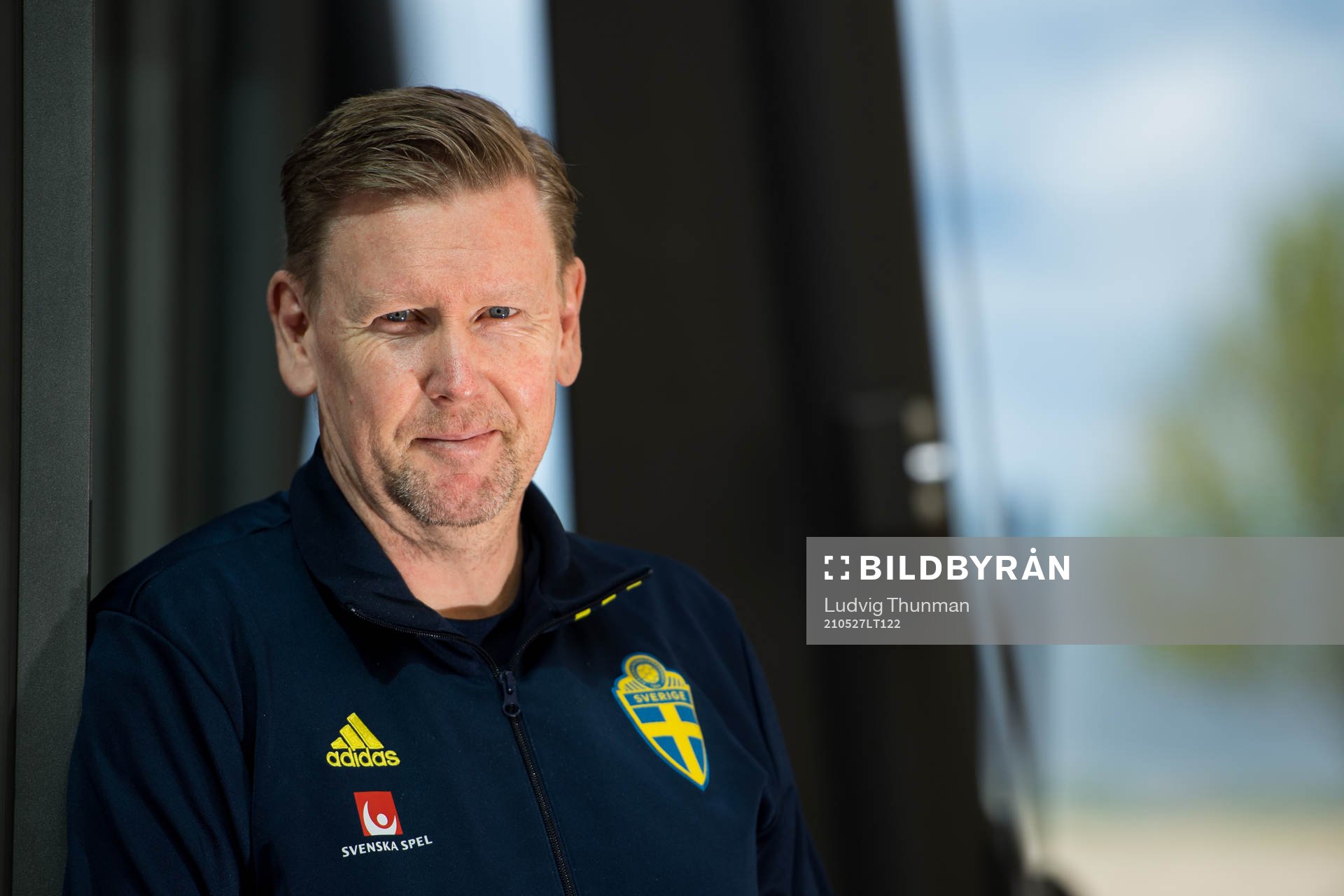 Assistant coach Peter Wettergren poses for a portrait