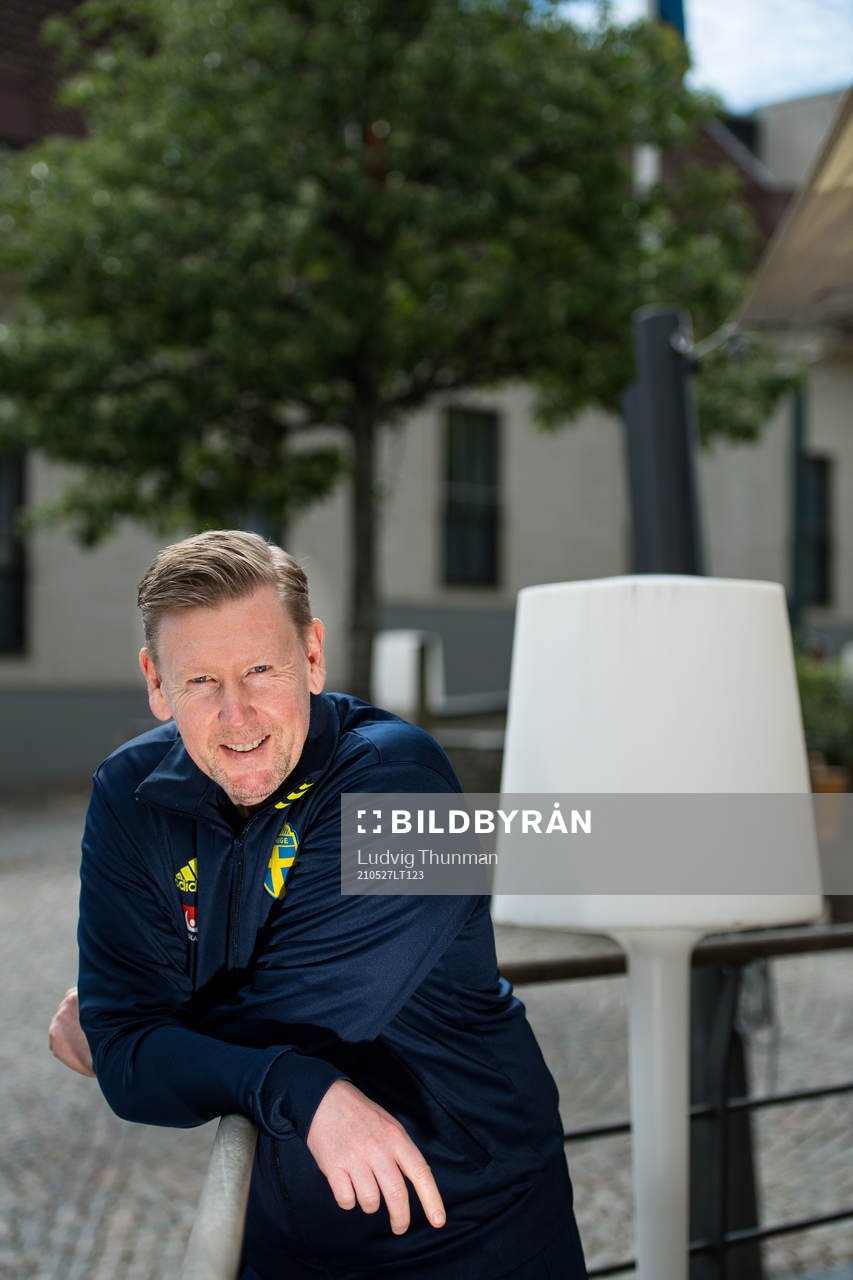Assistant coach Peter Wettergren poses for a portrait