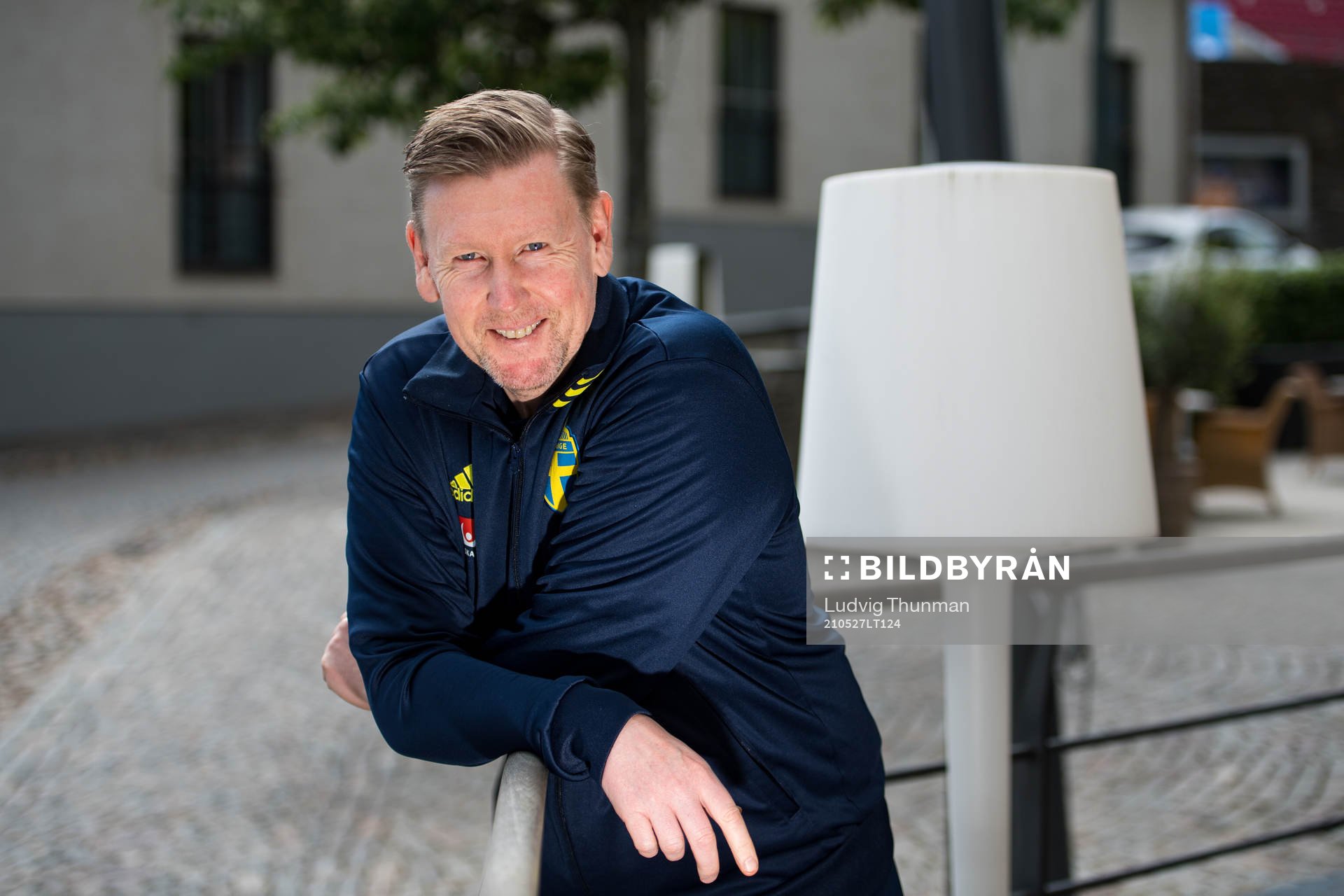 Assistant coach Peter Wettergren poses for a portrait