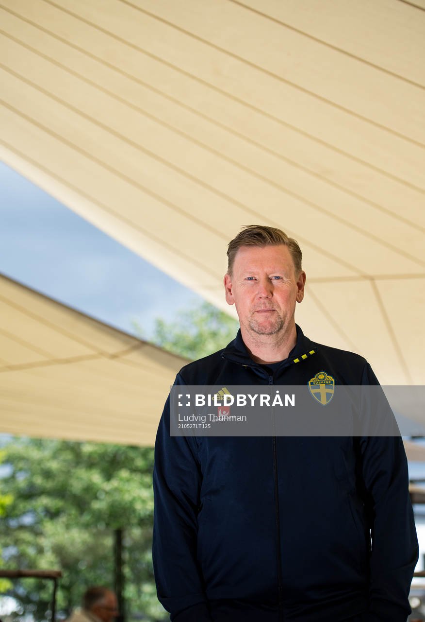 Assistant coach Peter Wettergren poses for a portrait