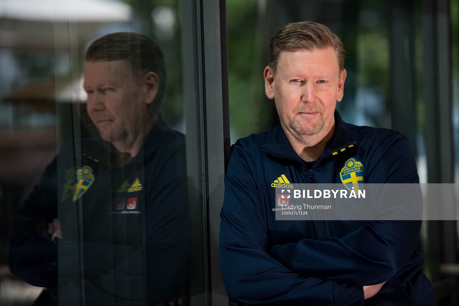 Assistant coach Peter Wettergren poses for a portrait