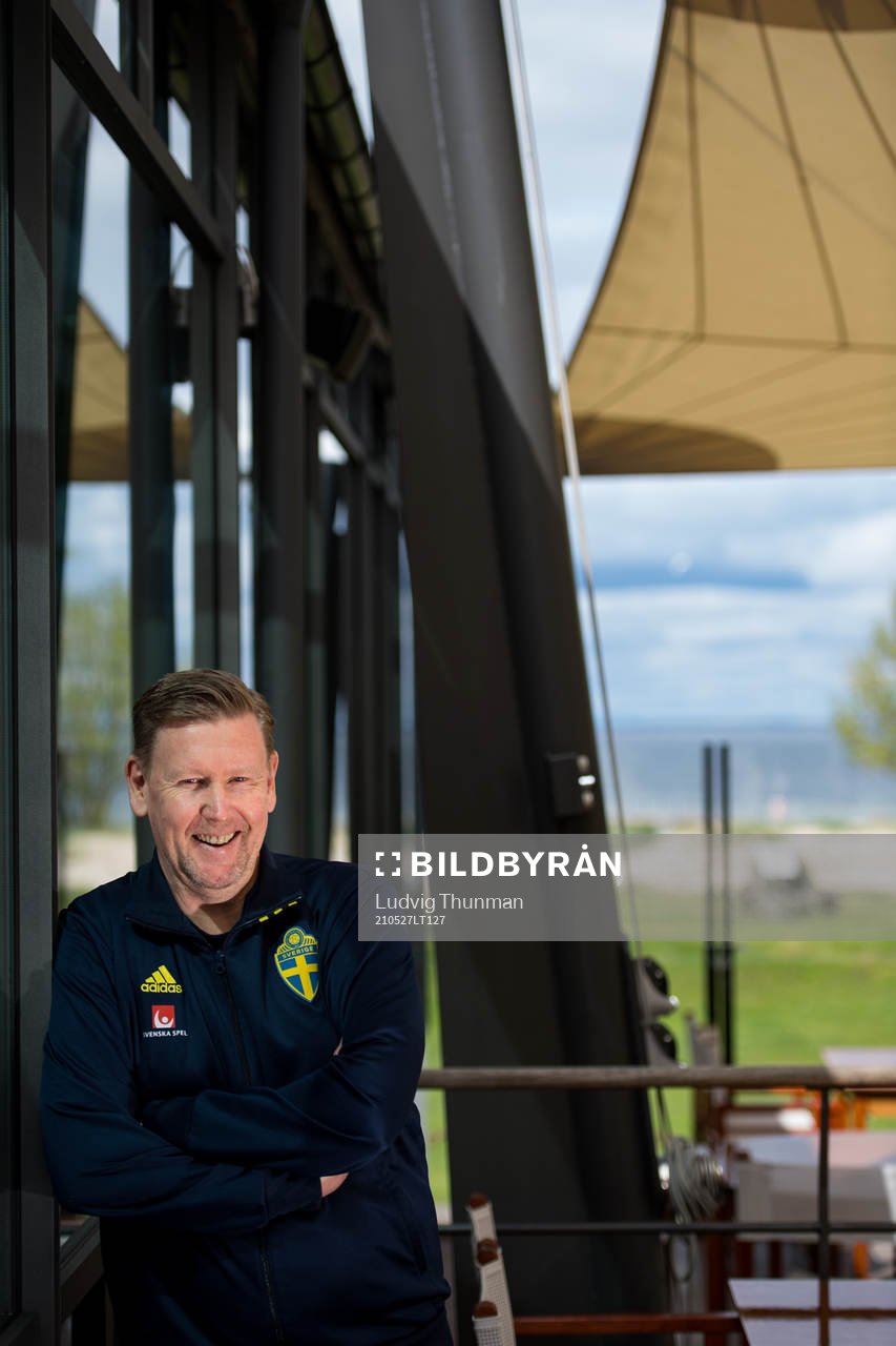 Assistant coach Peter Wettergren poses for a portrait
