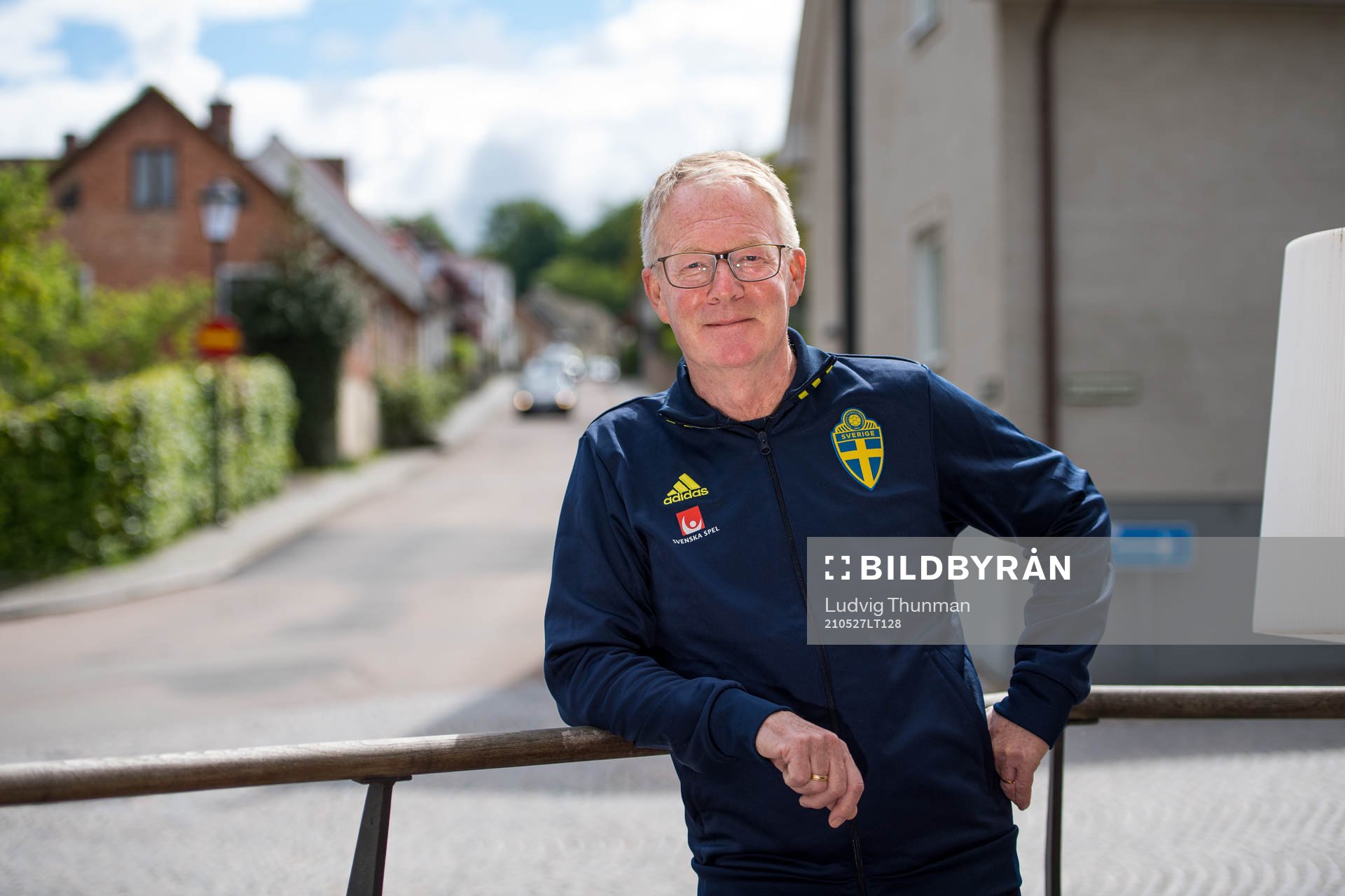 Scout Lasse Jacobsson poses for a portrait