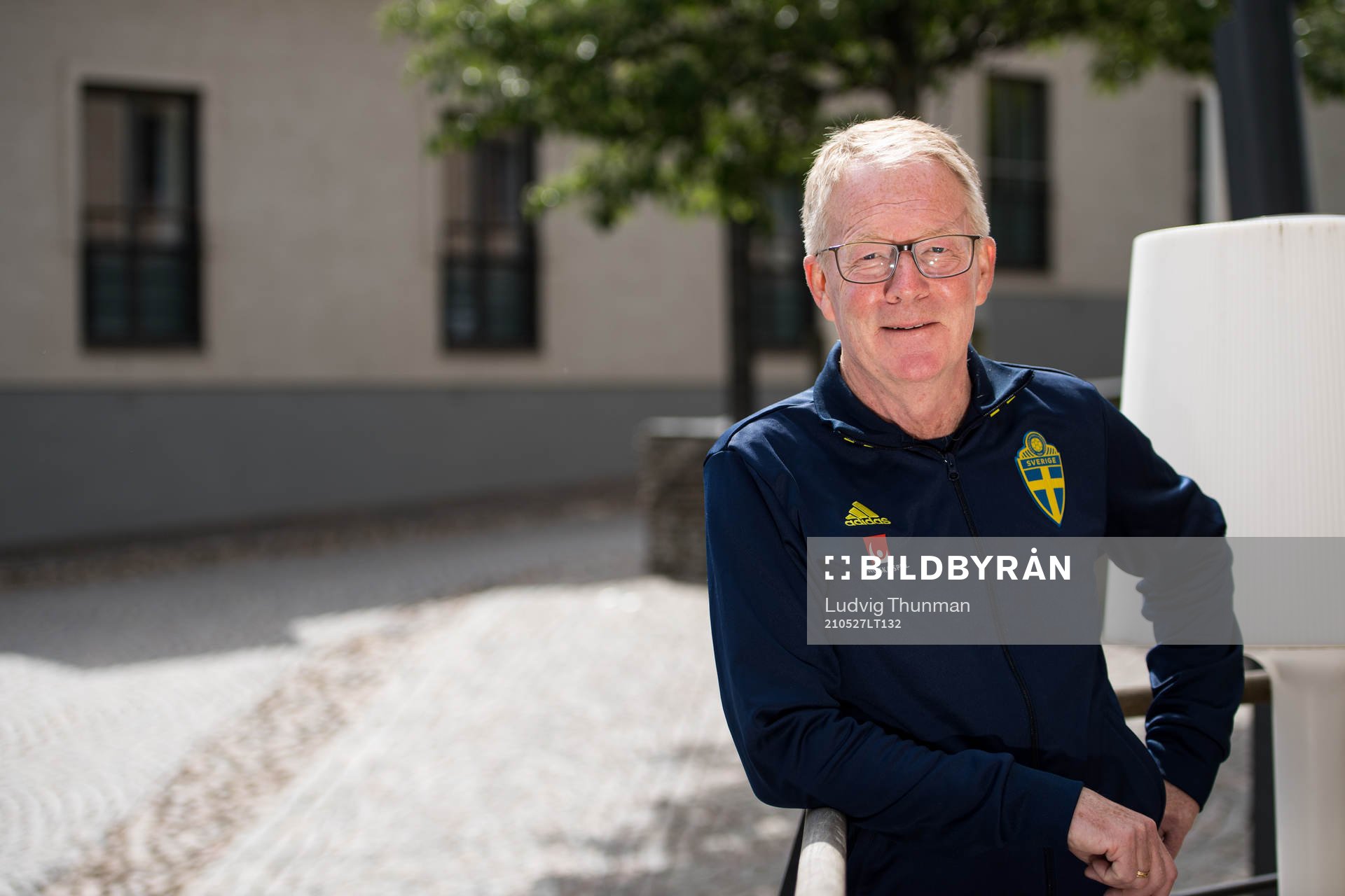 Scout Lasse Jacobsson poses for a portrait