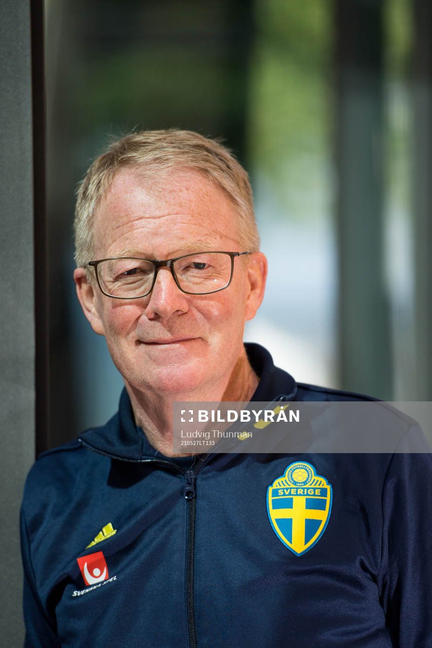 Scout Lasse Jacobsson poses for a portrait