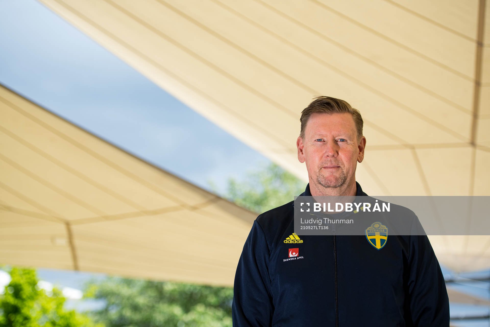 Assistant coach Peter Wettergren poses for a portrait
