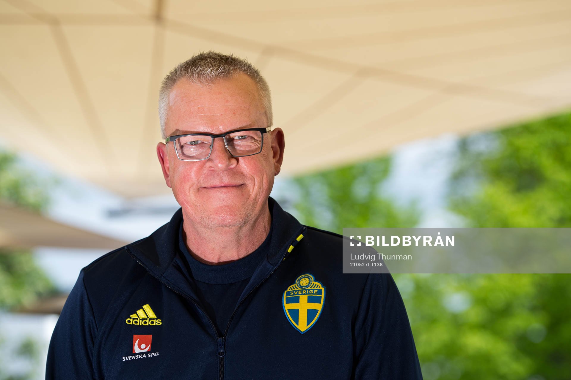 Head coach Janne Andersson poses for a portrait