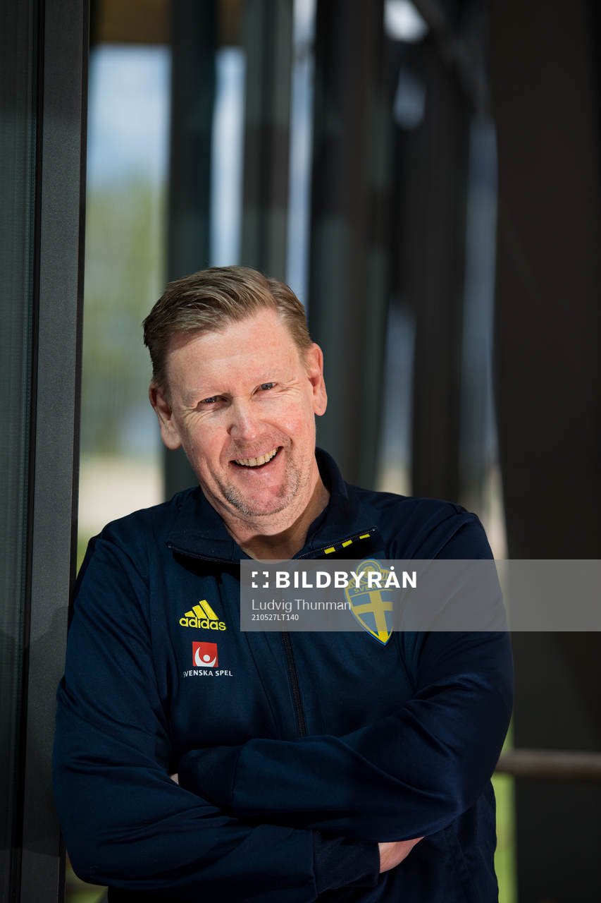 Assistant coach Peter Wettergren poses for a portrait