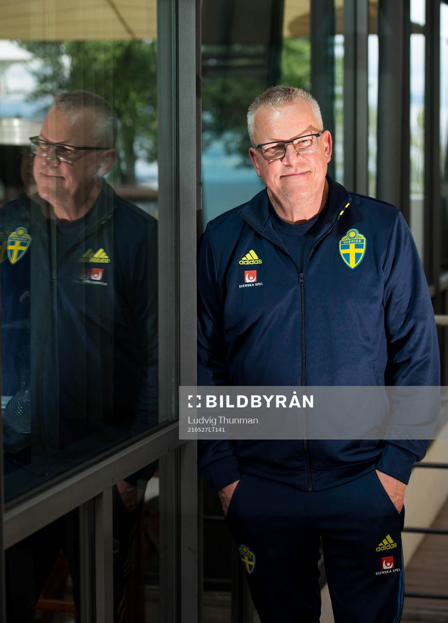 Head coach Janne Andersson poses for a portrait