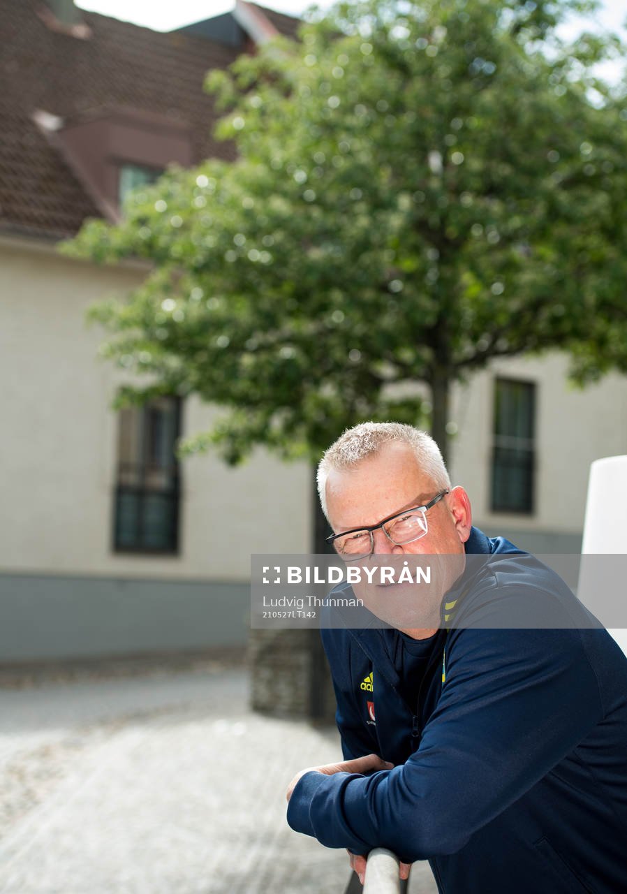 Head coach Janne Andersson poses for a portrait