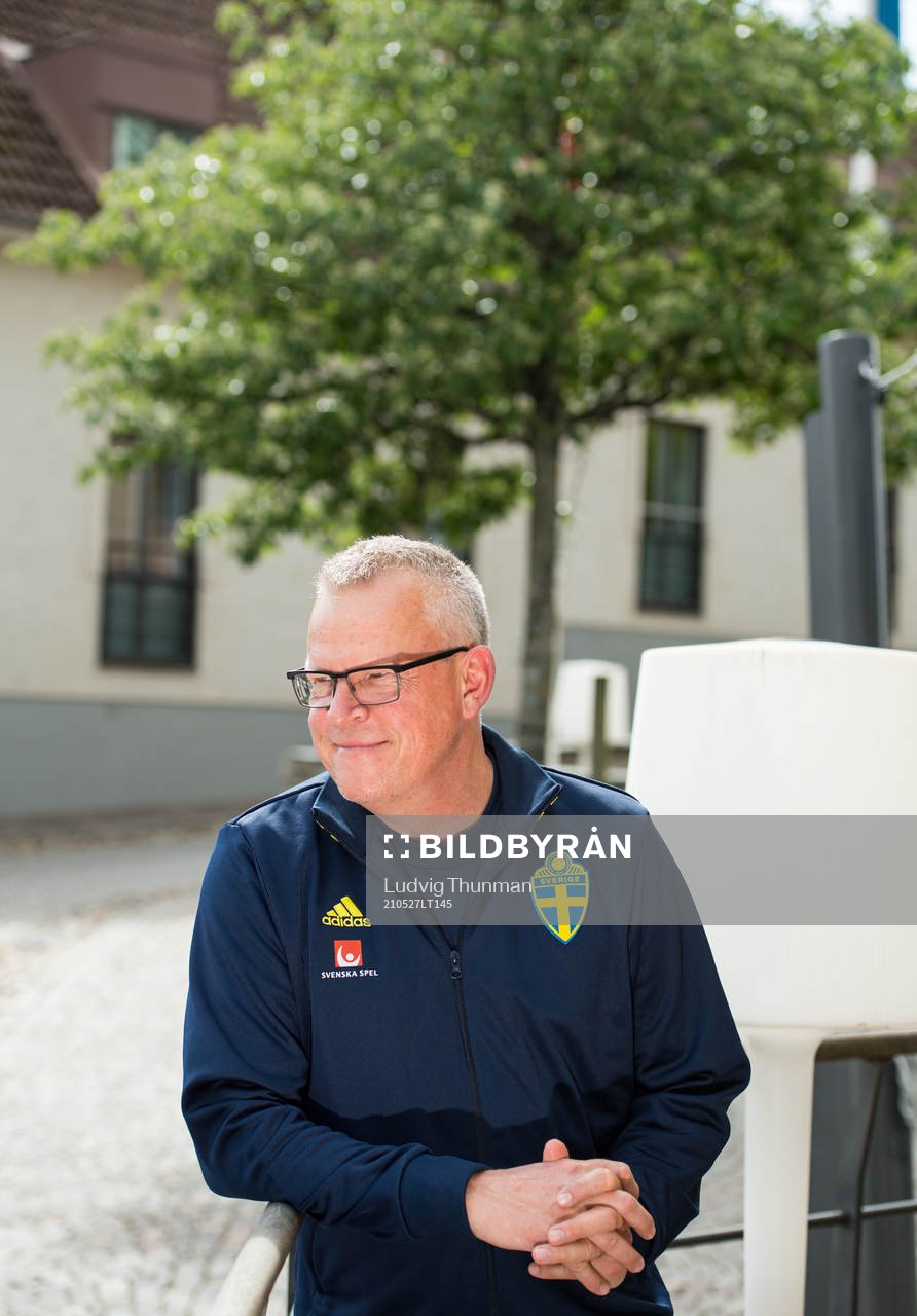 Head coach Janne Andersson poses for a portrait