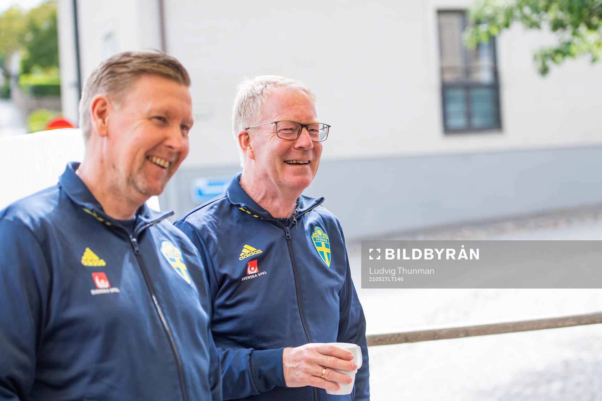 Assistant coach Peter Wettergren and scout Lasse Jacobsson