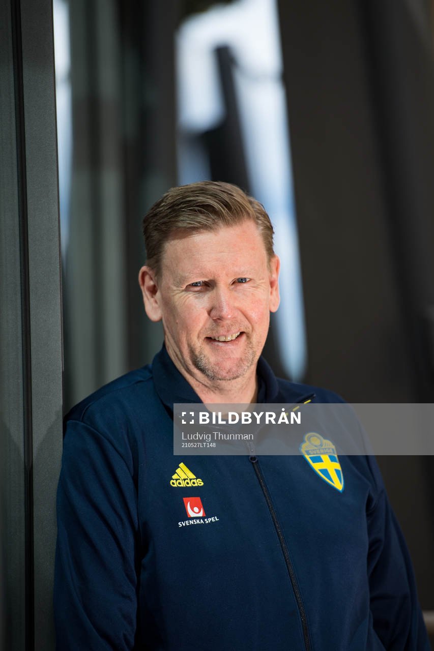 Assistant coach Peter Wettergren poses for a portrait