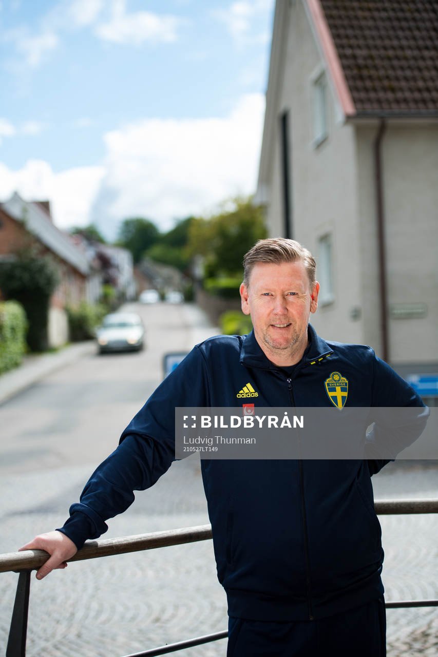 Assistant coach Peter Wettergren poses for a portrait