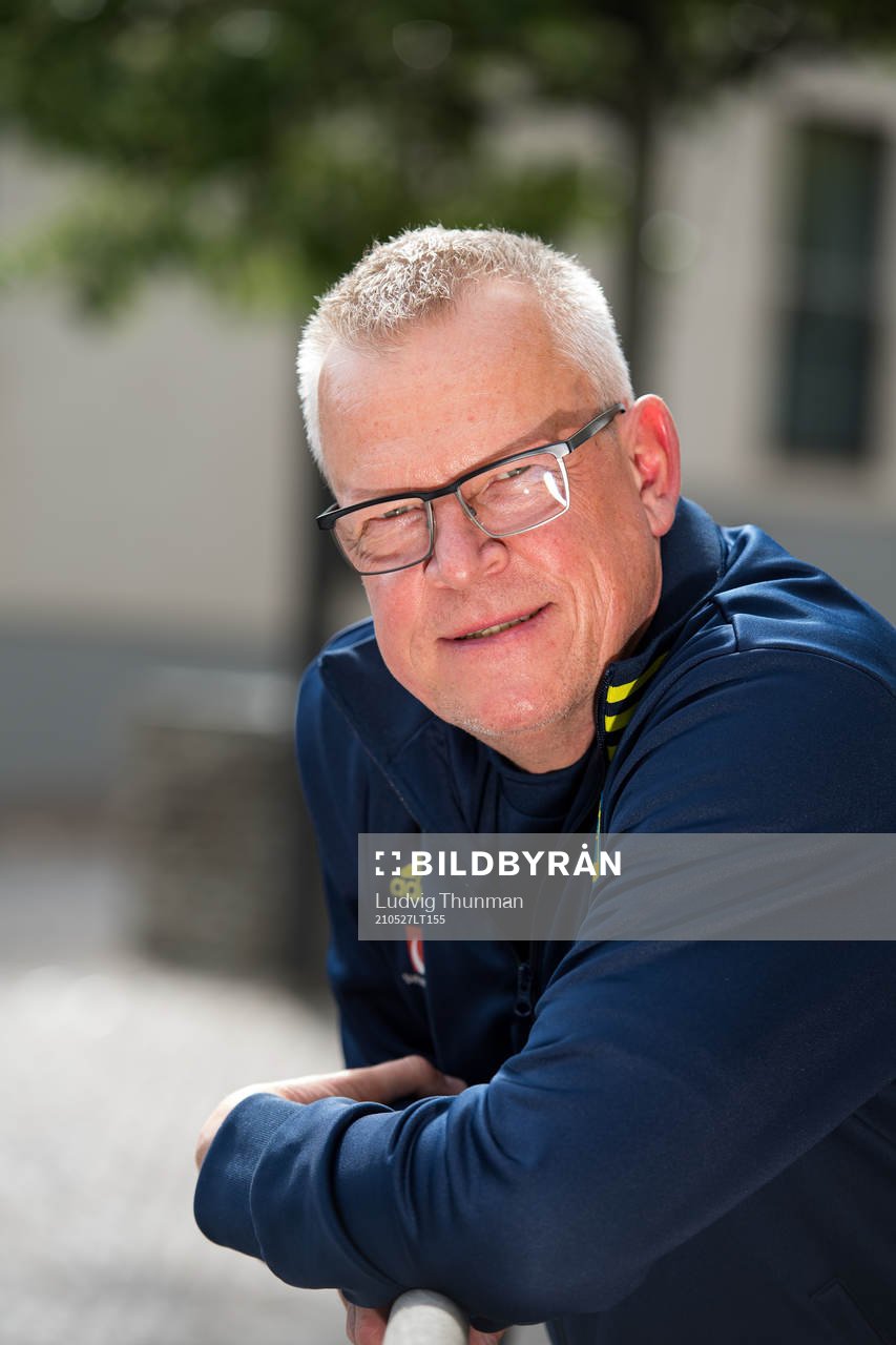 Head coach Janne Andersson poses for a portrait