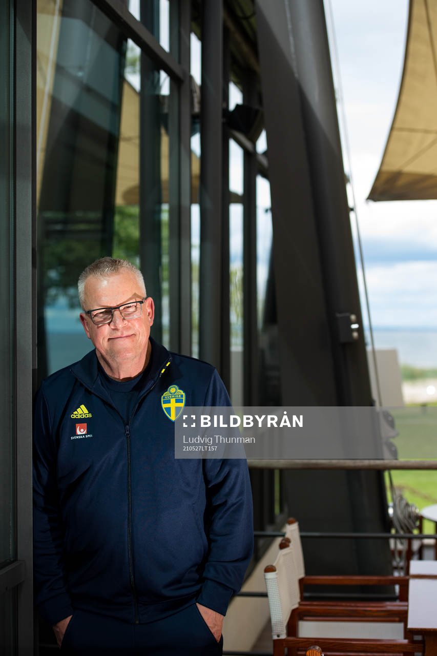 Head coach Janne Andersson poses for a portrait