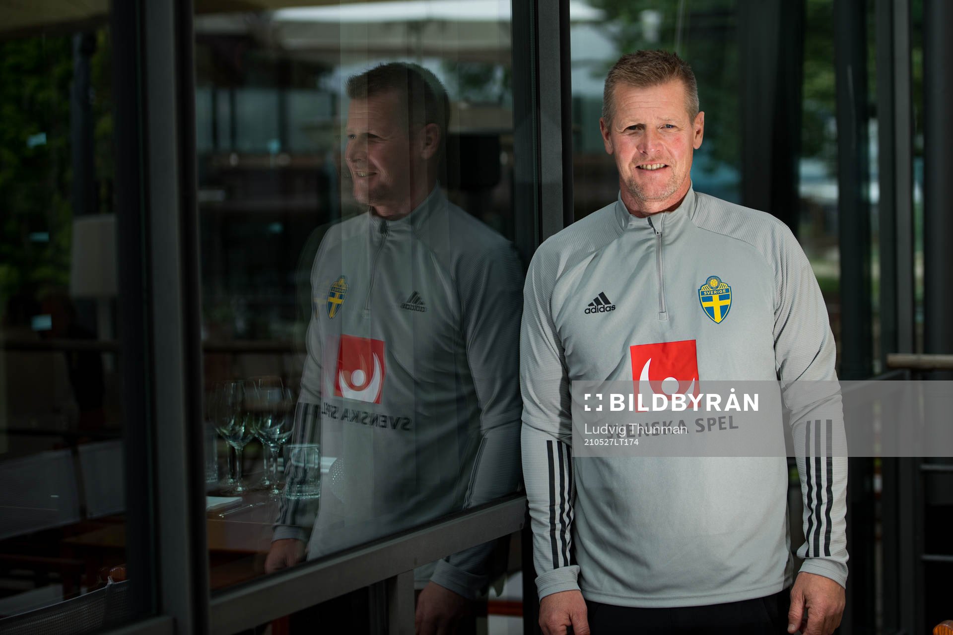 Masseur Anders Smith poses for a portrait