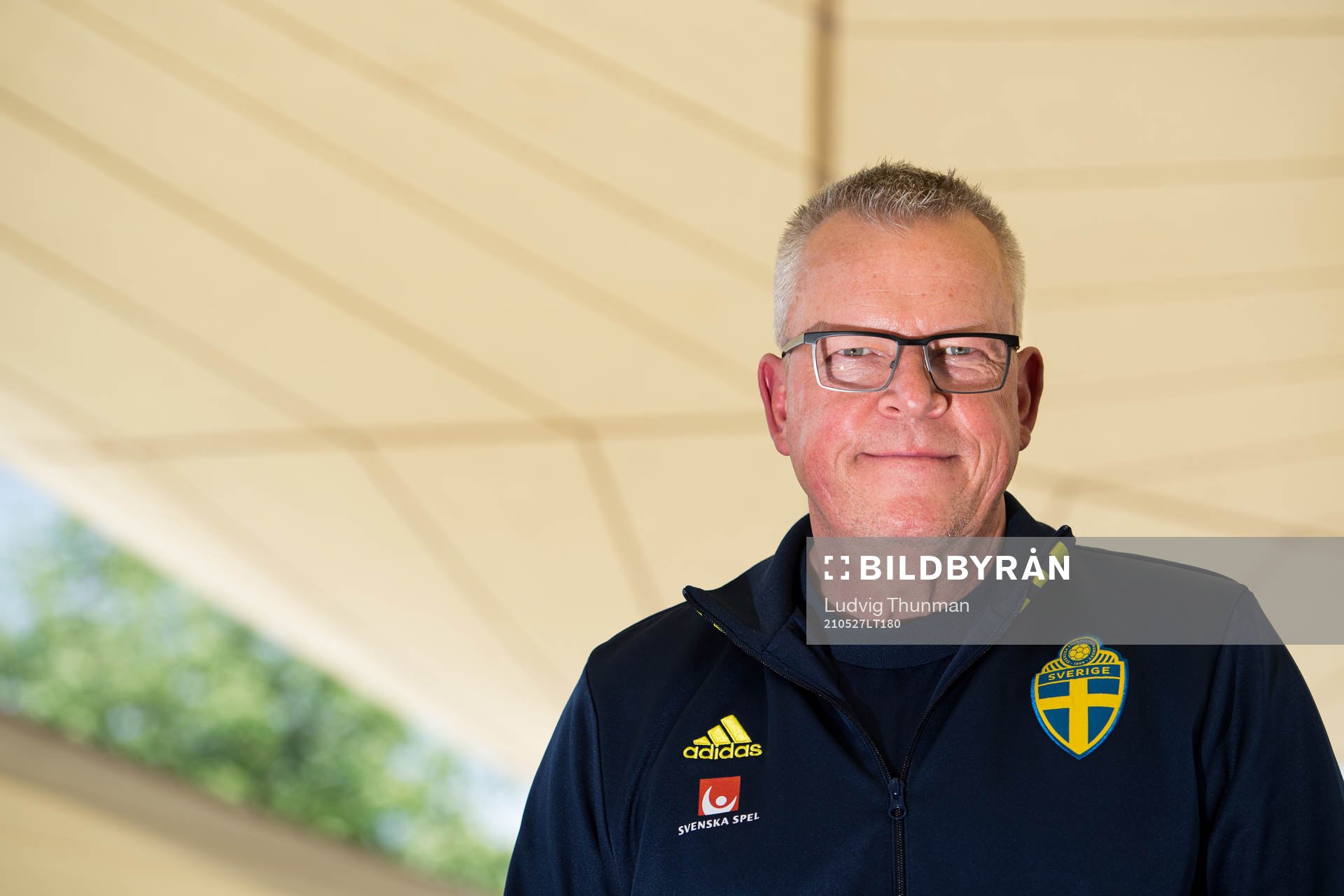 Head coach Janne Andersson poses for a portrait