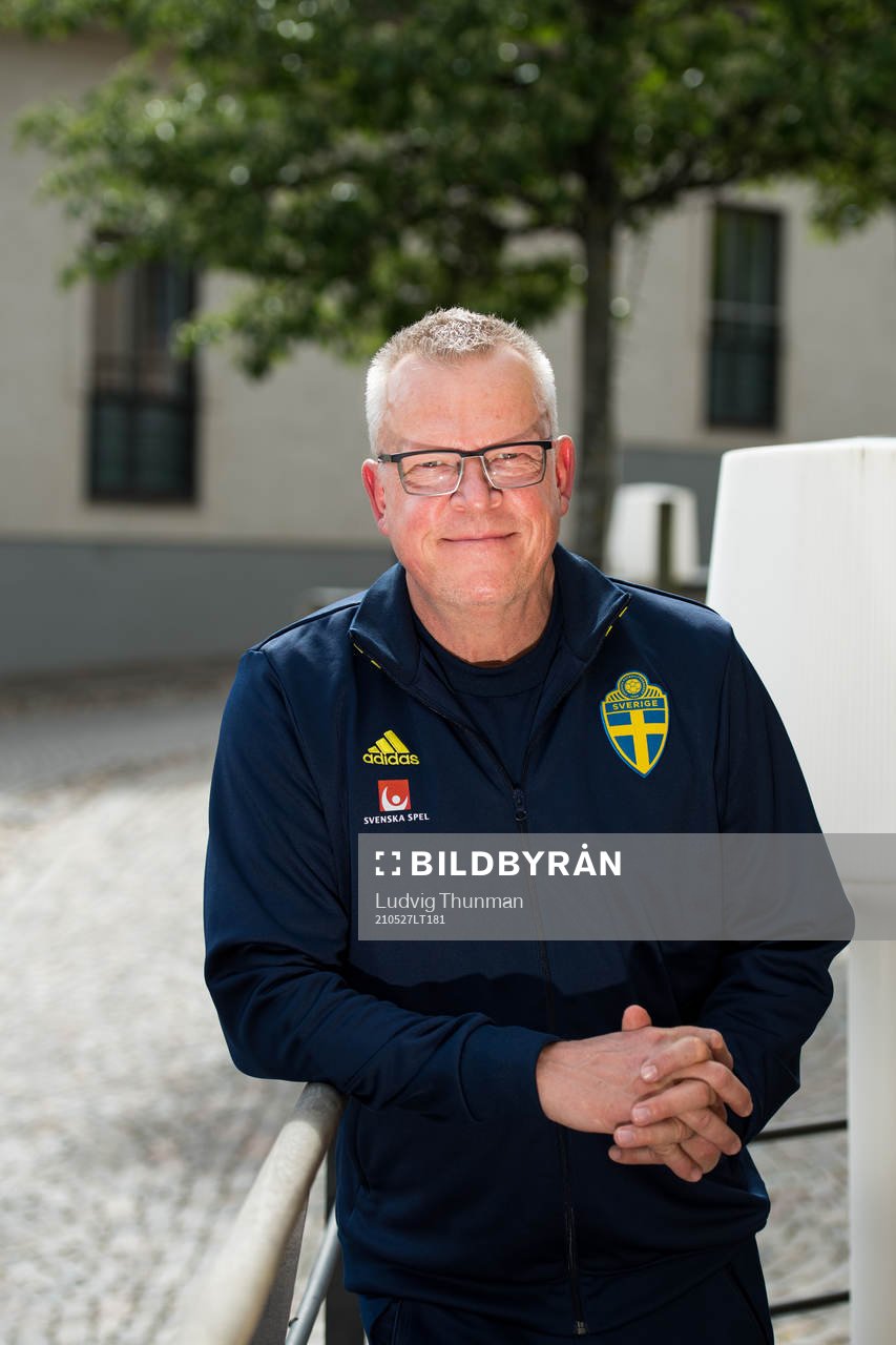 Head coach Janne Andersson poses for a portrait