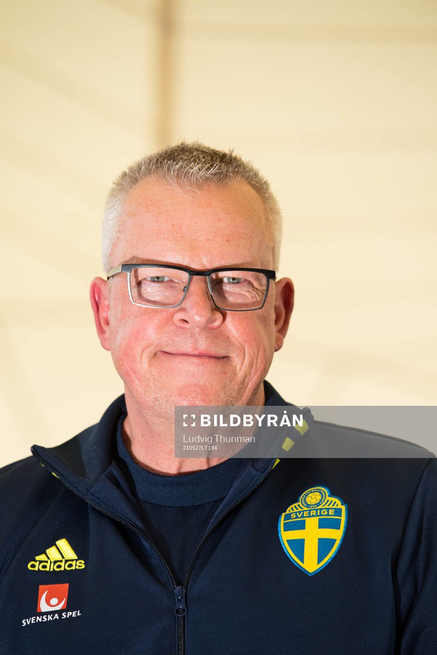 Head coach Janne Andersson poses for a portrait