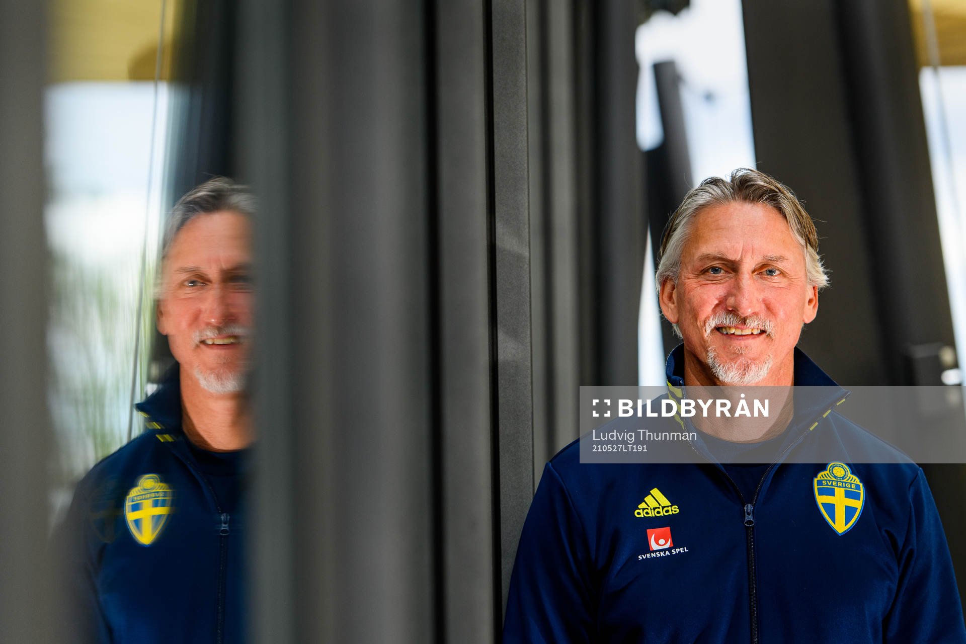 Head of security Jan Gustavsson poses for a portrait