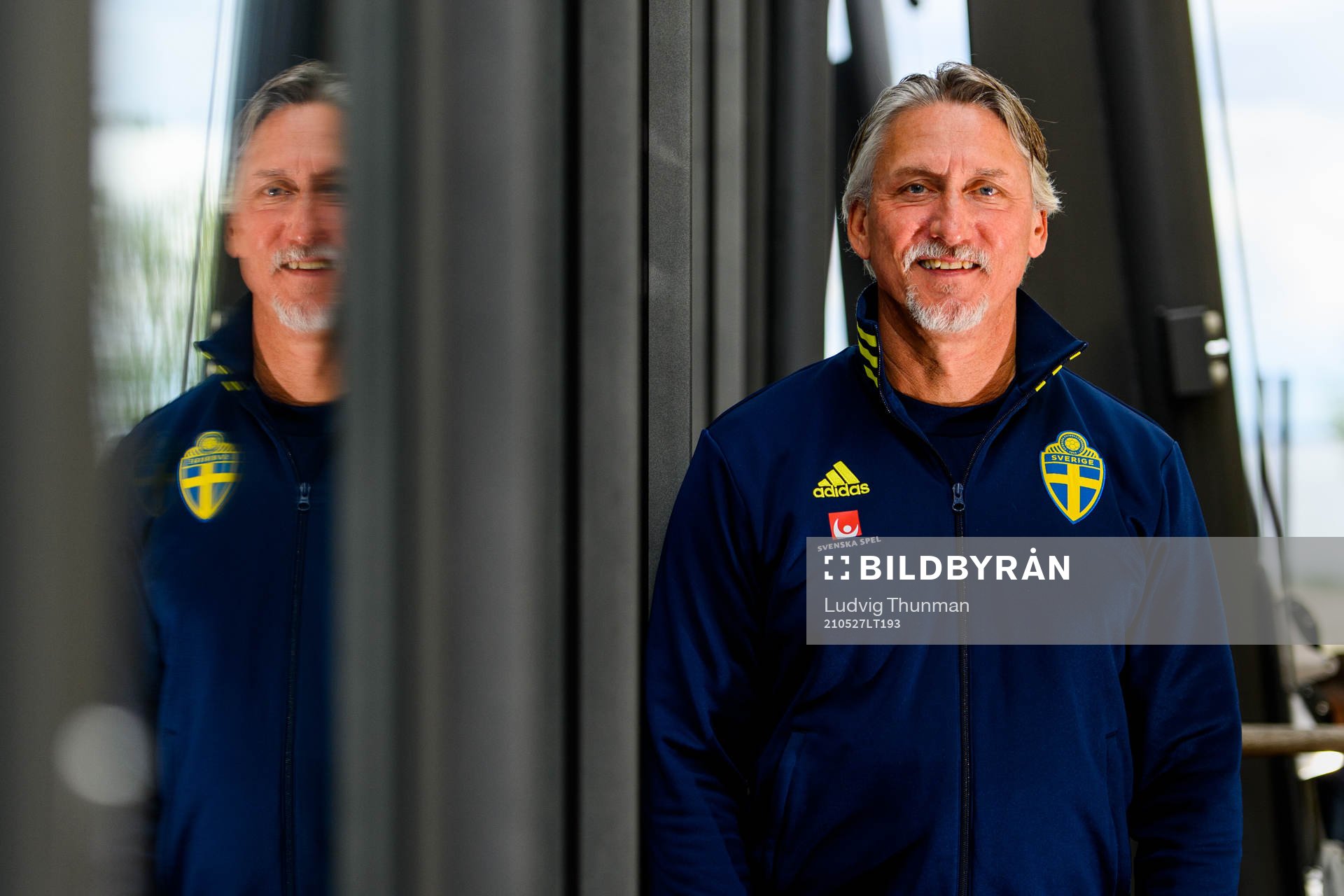 Head of security Jan Gustavsson poses for a portrait