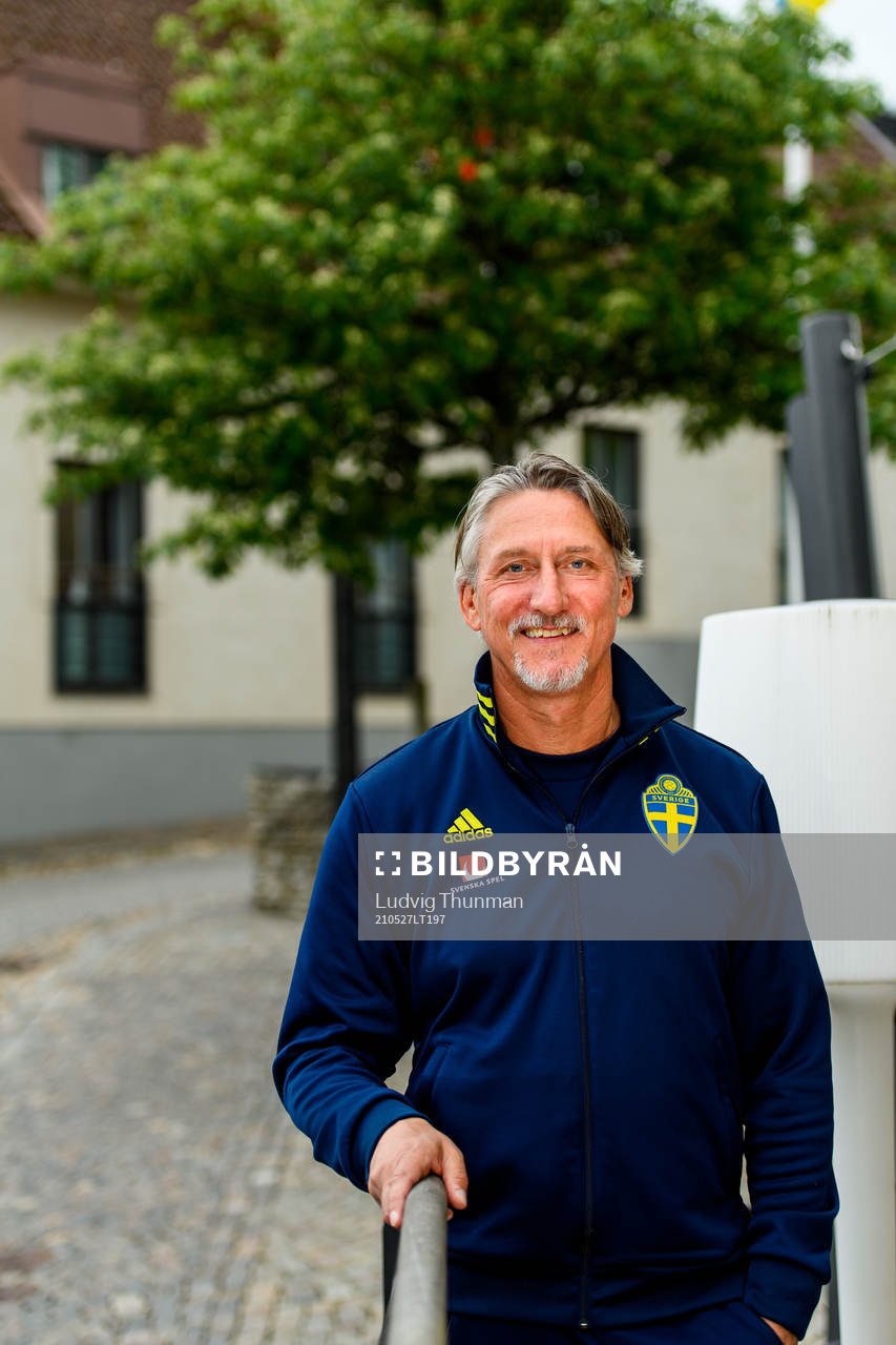 Head of security Jan Gustavsson poses for a portrait