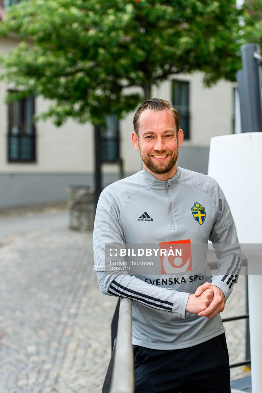 Christian Andersson, physiotherapist poses for a portrait
