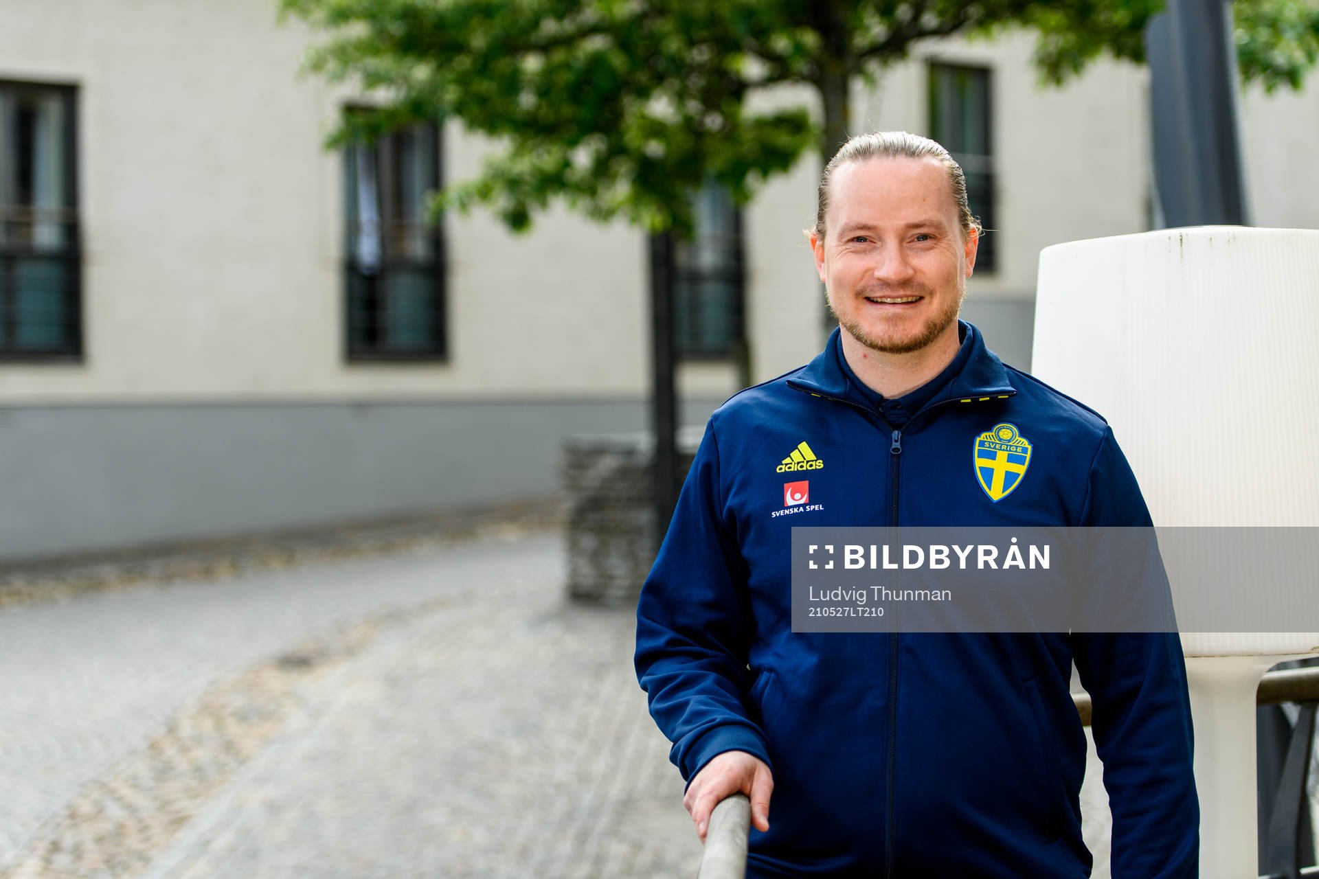 Christoffer Bernspång, video analyst poses for a portrait