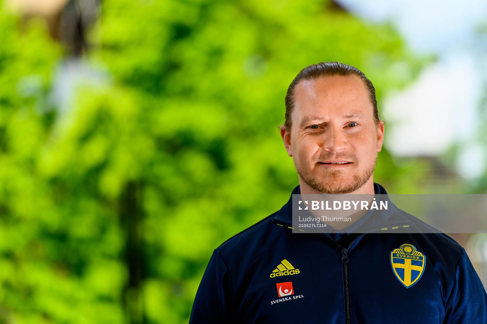 Christoffer Bernspång, video analyst poses for a portrait