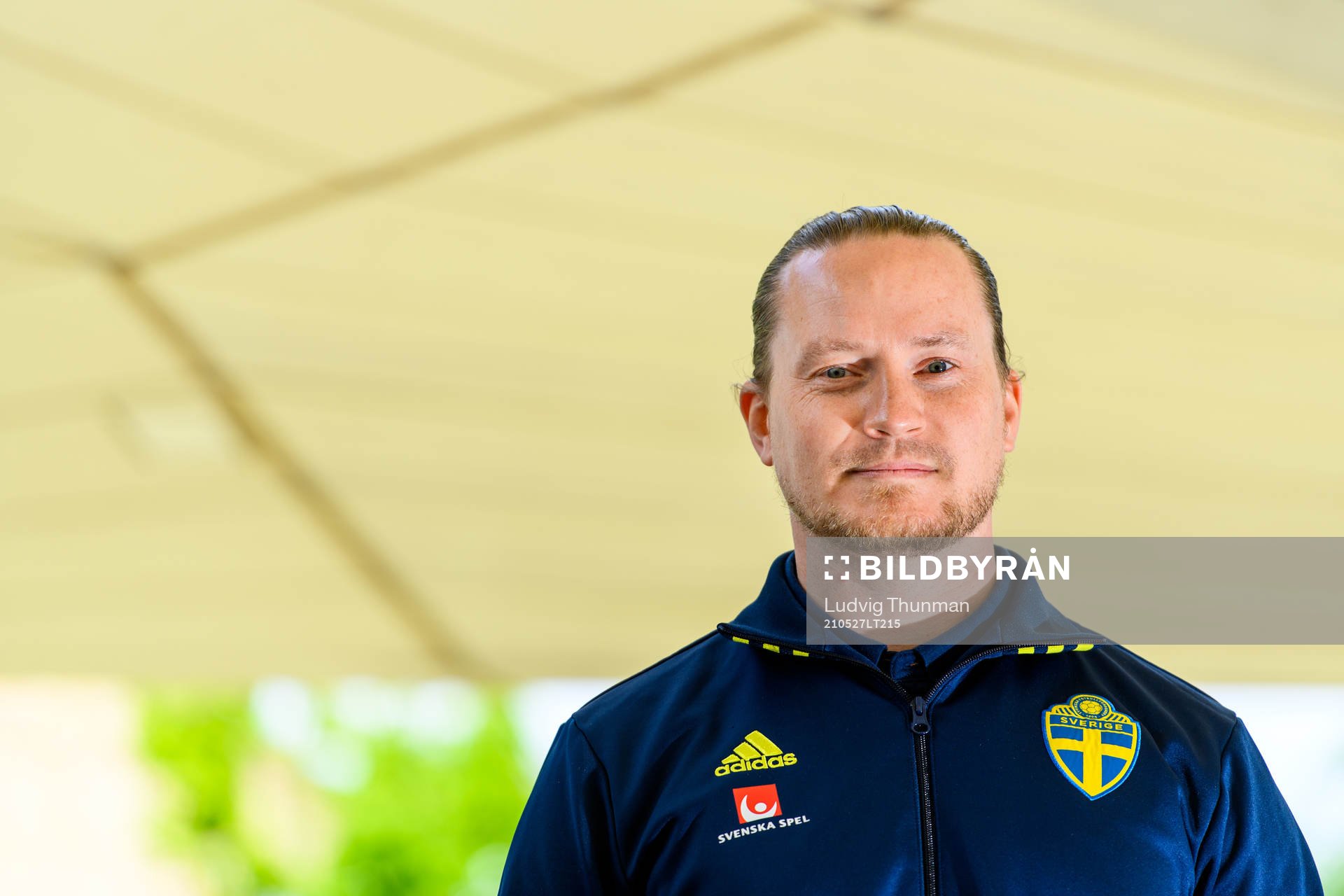 Christoffer Bernspång, video analyst poses for a portrait