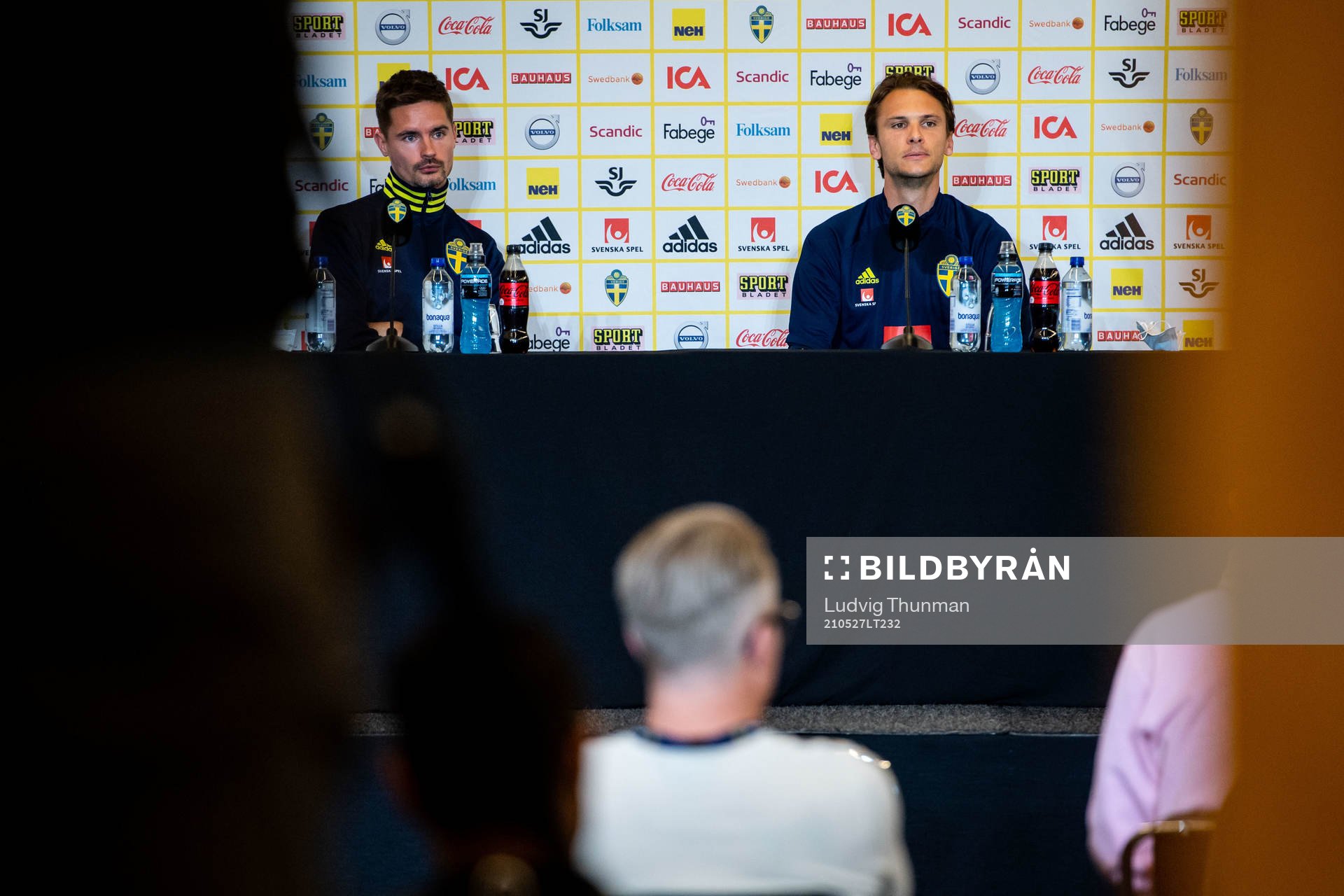 Mikael Lustig and Albin Ekdal