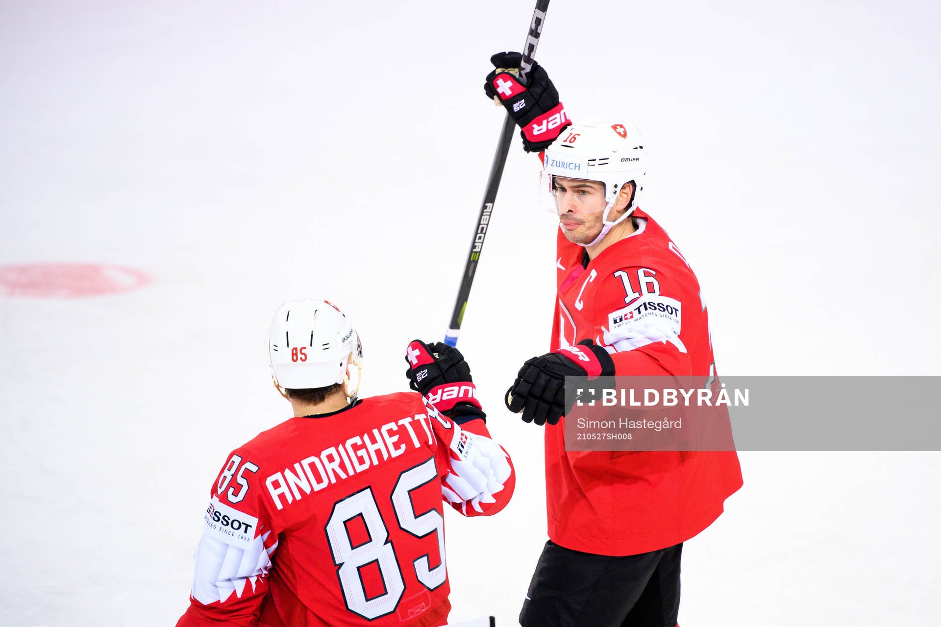 Raphael Diaz of Switzerland celebrates the 1-0 goal