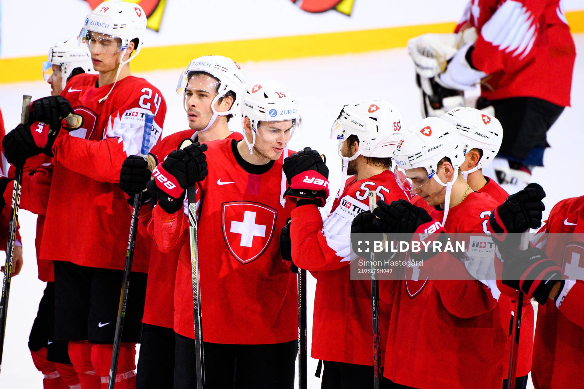 Gregory Hofmann of Switzerland celebrates