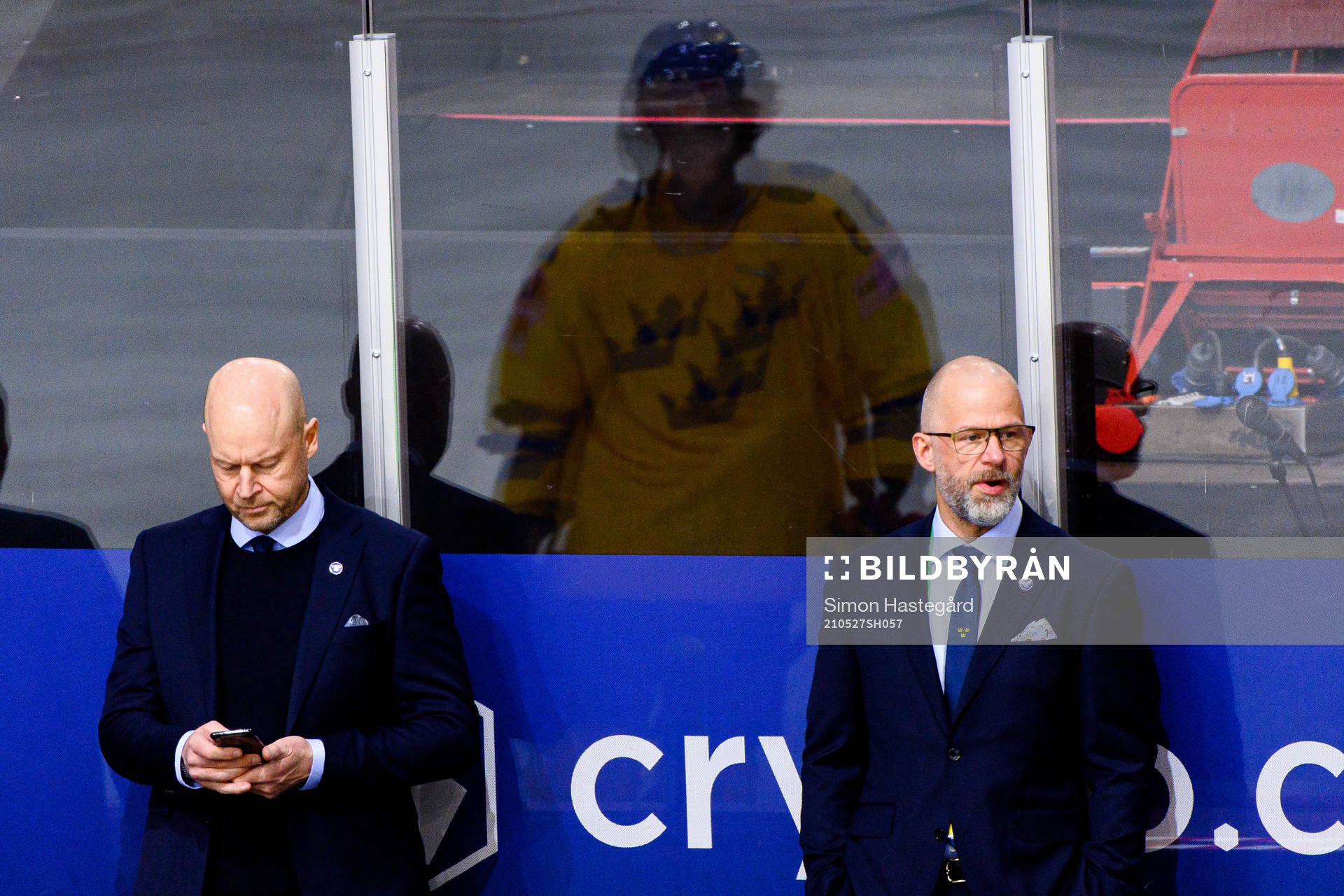 Marcus Ragnarsson, Assistant coach and Markus Åkerblom,