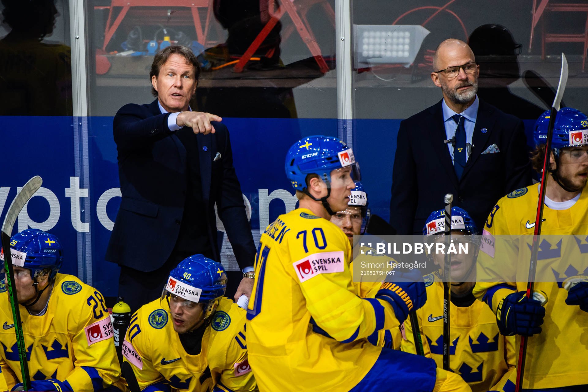 Johan Garpenlöv, Head coach and Markus Åkerblom,