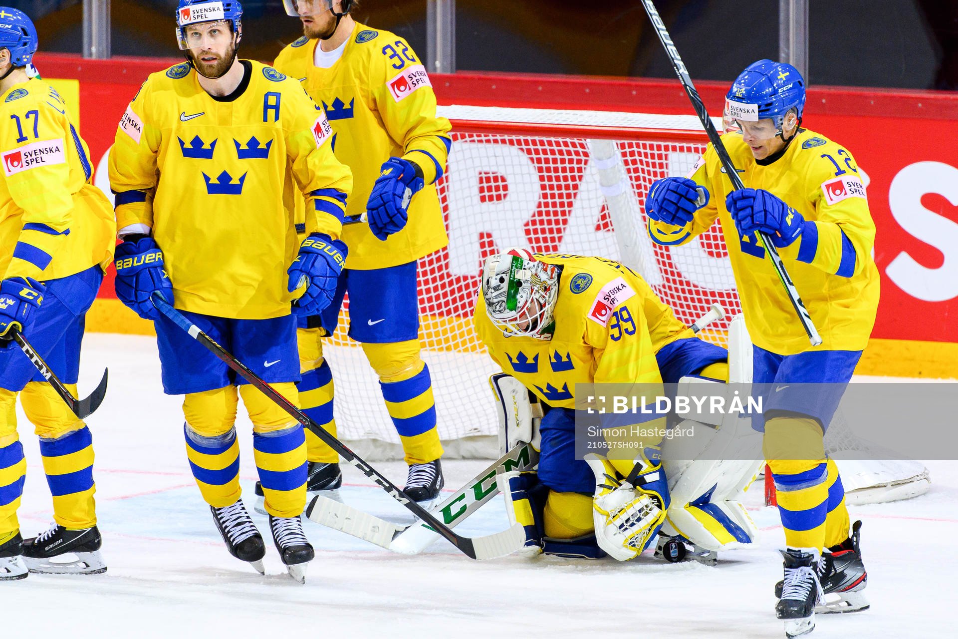 Klas Dahlbeck , goalkeeper Adam Reideborn and Max Friberg