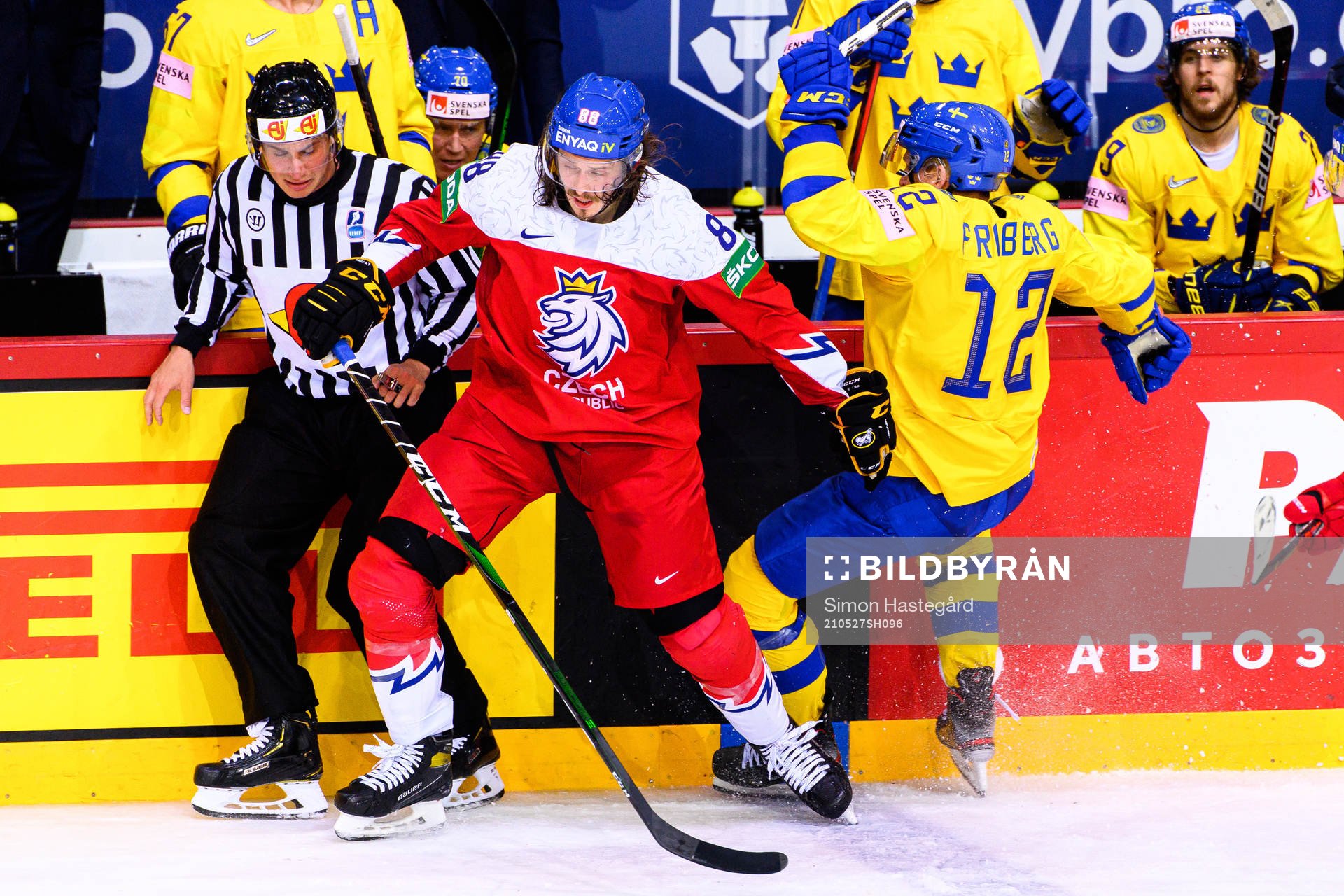 Libor Sulak of Czech Republic and Max Friberg of Sweden