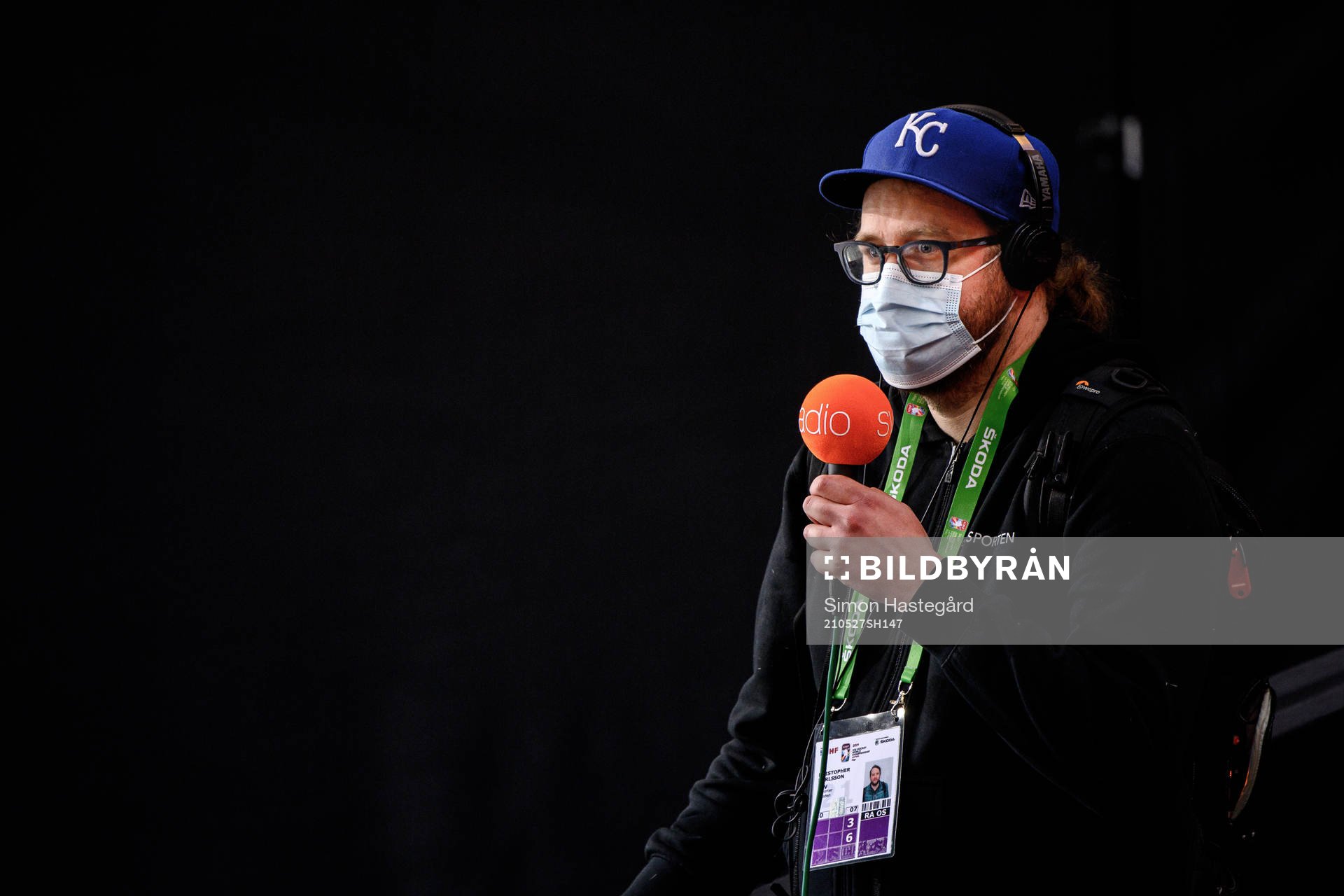 Kristopher Karlsson of Swedish Radio broadcaster Sveriges