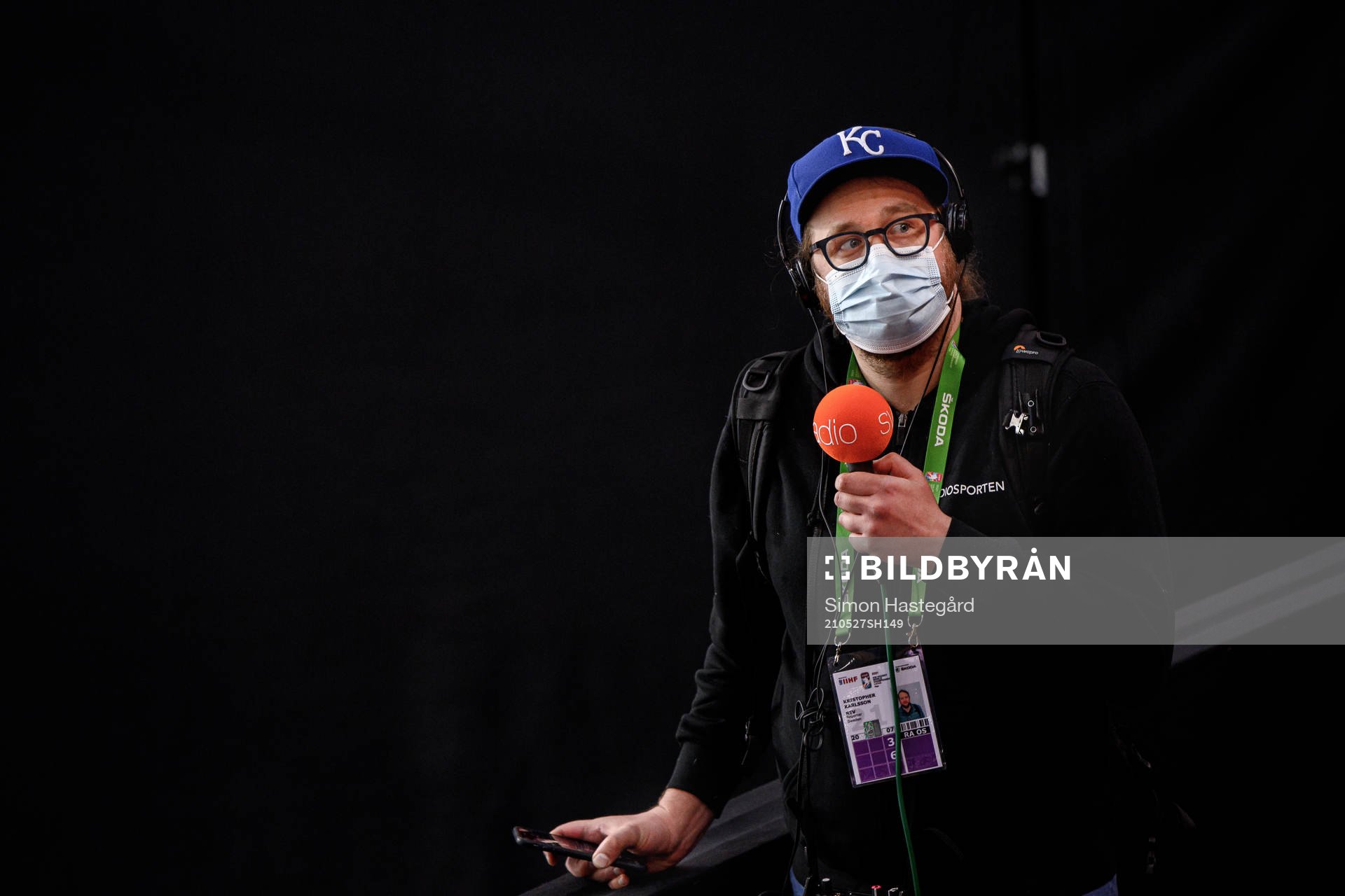 Kristopher Karlsson of Swedish Radio broadcaster Sveriges