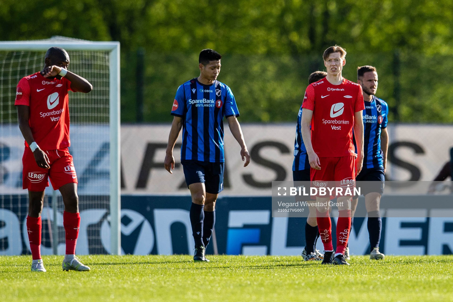 Ole Martin Kolskogen of Brann looks dejected