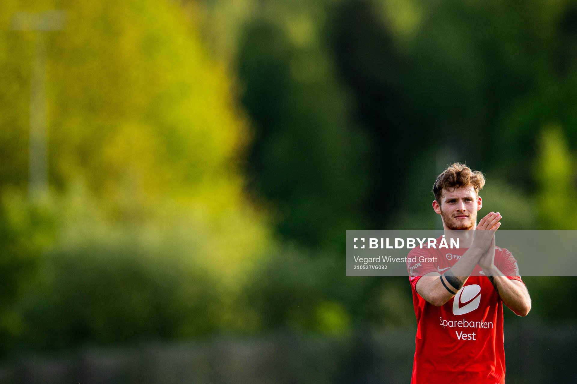 Ole Didrik Blomberg of Brann looks dejected